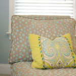 Window Works Studio multi-fabric pillow